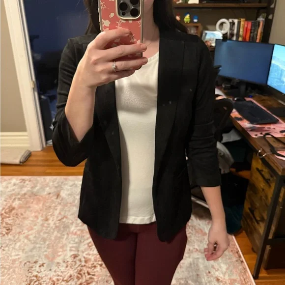 NWT SKIES ARE BLUE Faux Suede Blazer - Picture 9 of 14